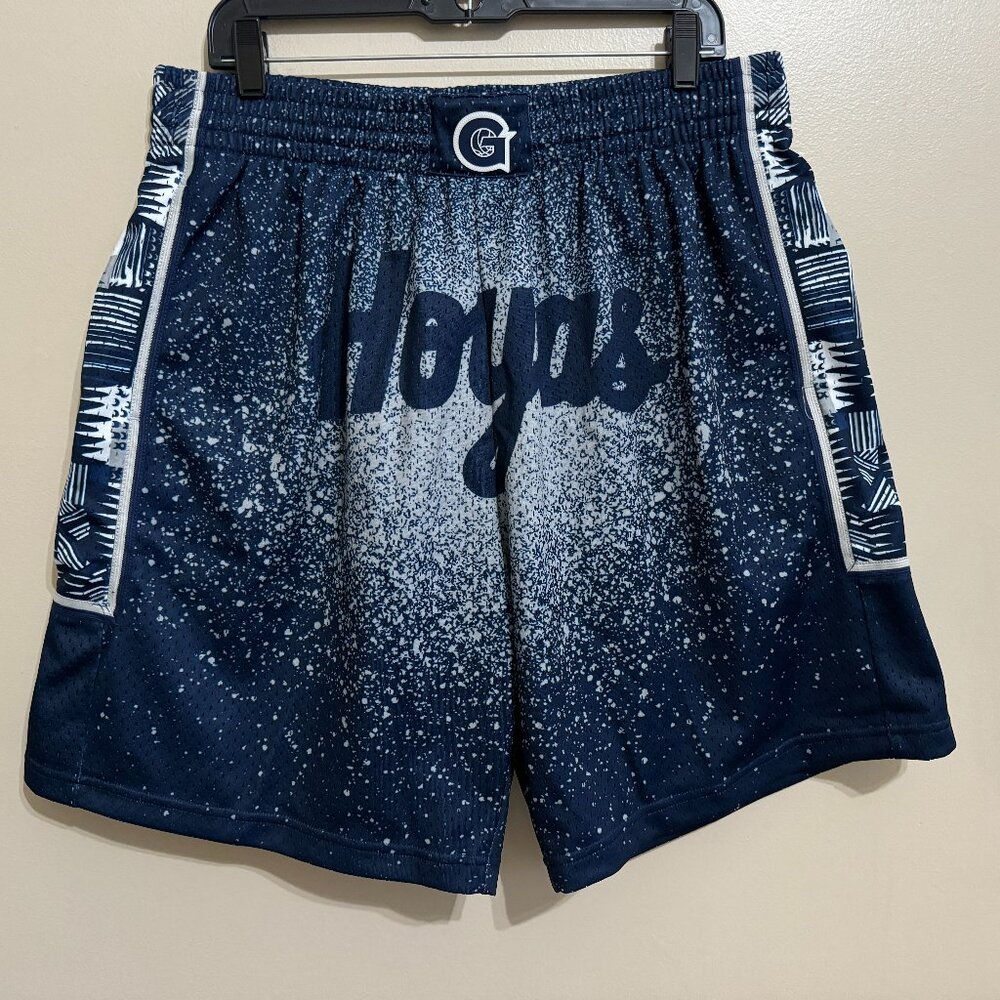 Mitchell & Ness Georgetown Hoyas Gradient Swingman Basketball Shorts Men NEW